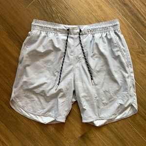 Legends Luka Shorts, Light Grey Camo, Medium 7” with Liner